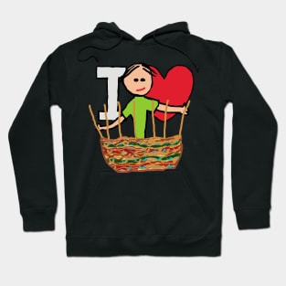 I Love Basket Weaving Hoodie